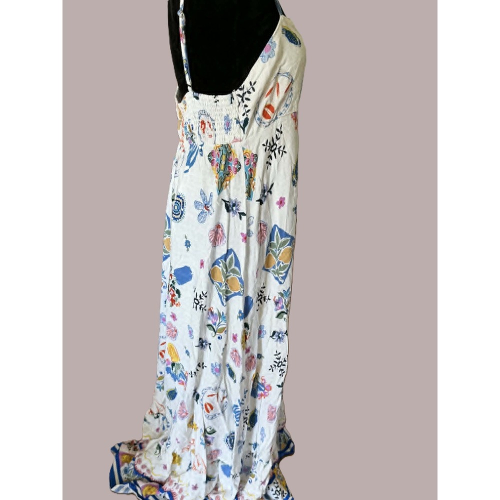 Label of Love Linen Blend Sundress SZ XL Adjustable Straps - Picture 8 of 12
